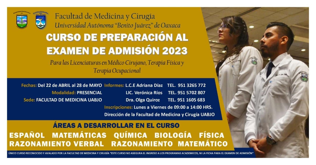 Licenciaturas Facultad De Medicina Y Cirug A Uabjo